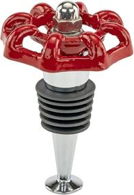 img 4 attached to Red Novelty Faucet Wine Bottle Stopper by Fairly Odd Novelties - Size: One