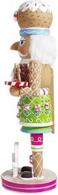 img 1 attached to 🎄 Kurt S. Adler Gingerbread Nutcracker - 16-Inch Wooden Christmas Decor in Multi-Colored Design