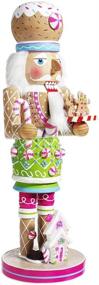 img 4 attached to 🎄 Kurt S. Adler Gingerbread Nutcracker - 16-Inch Wooden Christmas Decor in Multi-Colored Design