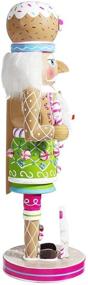 img 2 attached to 🎄 Kurt S. Adler Gingerbread Nutcracker - 16-Inch Wooden Christmas Decor in Multi-Colored Design