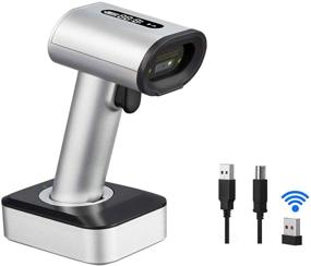 img 4 attached to 🔍 Alacrity 2D 1D Wireless Barcode Scanner: Display Screen, Bluetooth/2.4GHz/USB 3 in 1