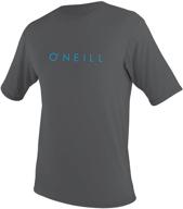 ☀️ stay protected under the sun: o'neill youth basic skins upf 30+ short sleeve sun shirt logo