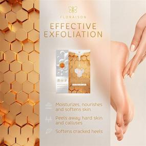 img 2 attached to 👣 2-Pack Foot Peel Mask: Exfoliate and Peeling for Calluses, Dead Skin Cells, Soften Feet, Repair Rough Heels, Achieve Baby Softness, Silky Smooth Results