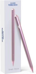 img 4 attached to 🖊️ Rechargeable Pink Stylus for iPad and iPhone - Fine Tip Drawing and Writing Stylus