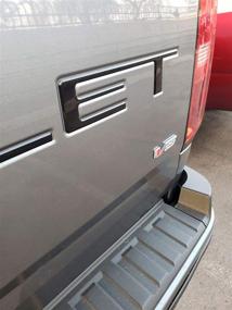 img 3 attached to 👁✨ EyeCatcher Tailgate Insert Letters 2021 Chevy Colorado - Gloss Black Upgrade!