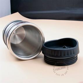 img 2 attached to 📷 Funlavie Camera Lens Mug: Perfect Novelty Birthday Gift for Men and Women - Travel in Style and Sip in Fun