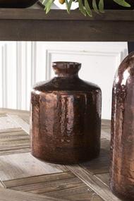 img 2 attached to Interiors 14043A SIBR 2 Antique Brown Bottle