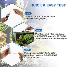 img 2 attached to 🐠 Aquarium Ammonia Test Strips - Fast, Accurate Water Quality Testing Kit for Saltwater & Freshwater Aquariums & Fish Tanks – Helps Keep Fish Safe - 100 Strips