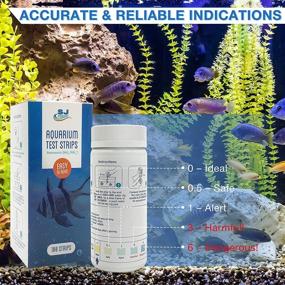 img 3 attached to 🐠 Aquarium Ammonia Test Strips - Fast, Accurate Water Quality Testing Kit for Saltwater & Freshwater Aquariums & Fish Tanks – Helps Keep Fish Safe - 100 Strips