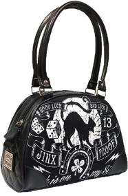 img 2 attached to Liquorbrand Jinx Proof Halloween Black Cat Luck Gothic Shoulder Bag Purse with Enhanced SEO