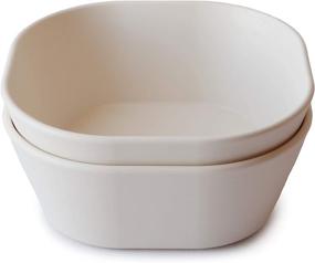 img 4 attached to 🍽️ Mushie Danish Square Dinnerware Bowls