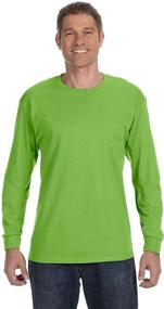 img 2 attached to Jerzees Heavyweight Sleeve T Shirt Island Men's Clothing and T-Shirts & Tanks