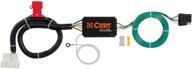 🚗 curt 56291 vehicle-side custom 4-pin trailer wiring harness: perfect fit for honda pilot & passport, black logo