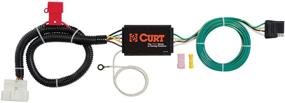 img 4 attached to 🚗 Curt 56291 Vehicle-Side Custom 4-Pin Trailer Wiring Harness: Perfect Fit for Honda Pilot & Passport, Black