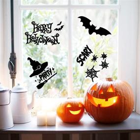 img 1 attached to 🎃 21 шт. Многоразовые большие шаблоны для Хэллоуина для самодельных поделок, тыкв и многого другого