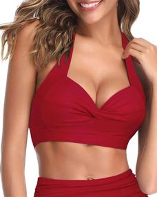 img 1 attached to Tempt Me Push Up Swimsuit Backless Women's Clothing for Swimsuits & Cover Ups