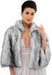 catery faux fur shawls bridal wedding wrap fur stole scarf scarves accessories women's accessories in scarves & wraps logo