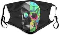 skull face mask: adjustable and breathable balaclavas for men and women - reusable and stylish protection логотип