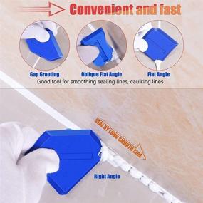 img 3 attached to Efficient Caulking Silicone Tools with Replaceable Stainless Steelhead