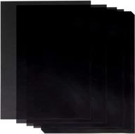 premium vellum paper sheets: black invitation sheets, 8.5 x 11 inches, 50 pack logo