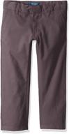 👖 classic fit twill pant for boys with adjustable waist - cherokee school uniforms logo