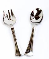 🍴 4-piece reflections serving utensil set: 2 forks and 2 spoons логотип