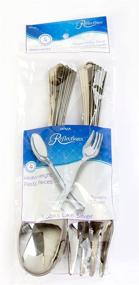 img 2 attached to 🍴 4-piece Reflections Serving Utensil Set: 2 Forks and 2 Spoons