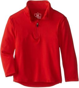 img 2 attached to 🏃 Sporty Style: Wes and Willy Boys' Performance Pullover Quarter Zip Top for Active Days