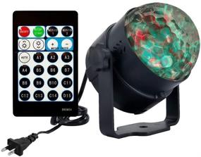 img 4 attached to 🌊 AVEKI Ocean Water Wave Disco Light: Sound Activated Party Projector with Remote Controller for Home Room Dance Birthday Parties DJ Bar Club Pub - 15 Modes