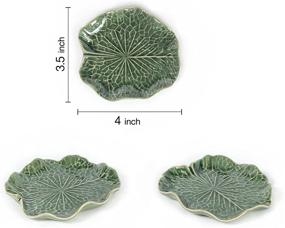 img 1 attached to Подставка для благовоний в виде листьев лотоса в виде лягушки