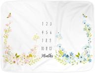 📷 customizable photography background blankets for kids - home store milestone logo