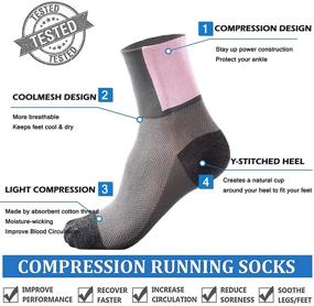 img 3 attached to 🧦 Longwu Compression Breathable Black XS Boys' Clothing: Top-quality Socks & Hosiery