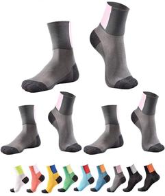 img 4 attached to 🧦 Longwu Compression Breathable Black XS Boys' Clothing: Top-quality Socks & Hosiery