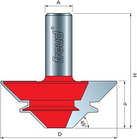 img 2 attached to 🔪 Фрейд Диа Митер Шанк 99 034: Прецизионный режущий инструмент для точных угловых соединений.