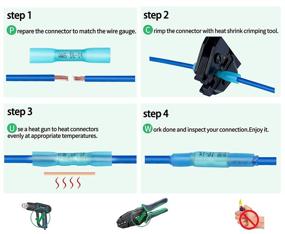 img 1 attached to Connectors OURU Waterproof Insulated Electrical Industrial Electrical for Wiring & Connecting