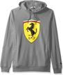 puma scuderia ferrari shield hoodie logo