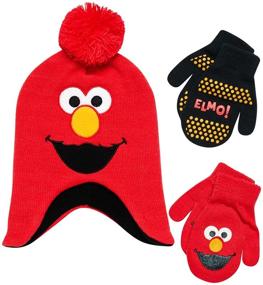 img 4 attached to 🧤 Sesame Street Mittens Weather Accessories for Toddler Boys