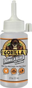 img 4 attached to 🦍 Gorilla Clear Glue - 8 Ounce Bottle: Versatile Tapes, Adhesives & Sealants for Superior Bonding
