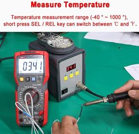 img 3 attached to 🔧 UNI-T UT89X TRMS 6000 Counts Digital Multimeter – Manual Ranging Volt Meter for AC/DC Voltage Testing, Resistance, Capacitance, Diode, NCV, Temperature, and LED Test (UT89X)