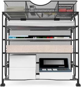 img 1 attached to Kntiwiwo Organizer Organizers 5 Tier Desktop