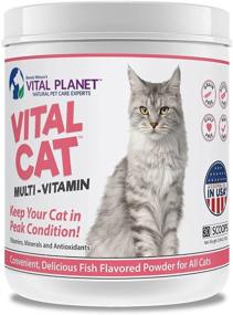 img 3 attached to 🐱 Vital Planet - Enhanced Vitality Cat Multi-Vitamin Powder: Essential Minerals & Antioxidants, 75g (30 Servings)