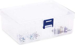 img 1 attached to 💎 Diamond Painting Supply Organizer, Compact 46-Grid Bead Storage Boxes (6.4 x 5 x 2 in)