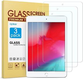 img 4 attached to 📱 [3-Pack] Apiker Screen Protector for iPad Mini 5 & Mini 4 - 7.9 Inch: 9H Tempered Glass, High Sensitivity, Scratch Resistance
