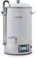 🍺 klarstein mundschenk beer brewer - ultimate home brewing system, mash tun, home fermentation of beer and wine, lcd and touch panel, 304 stainless steel, 8 gallons (30 litre) capacity, elegant silver logo