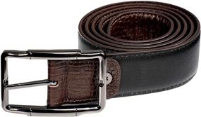 img 1 attached to 👗 Versatile Leather Reversible Belts: Chic Women's Casual Accessories