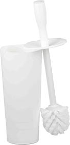 img 4 attached to Home Basics Toilet Brush Holder Household Supplies for Cleaning Tools