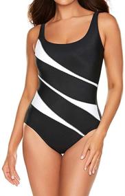 img 4 attached to 👙 Miraclesuit DDD-Cup Helix Swimwear: Tummy Control Underwire One Piece Swimsuit with Scoop Neckline
