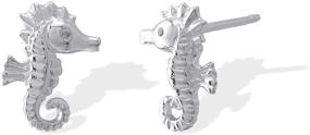 img 4 attached to Серьги Boma Sterling Seahorse из циркония