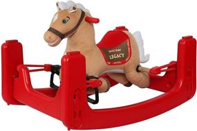 img 1 attached to 🐎 Legacy Rockin' Rider Pony - The Ultimate Grow-with-Me Pony Ride-On Toy