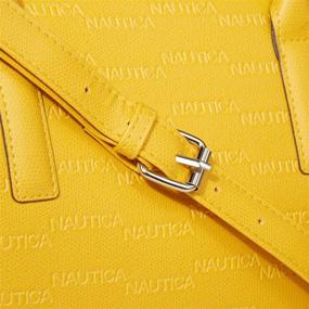 img 1 attached to Nautica Removable Crossbody Embossed 👜 Satchel for Women - Handbags & Wallets